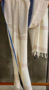 GEOMETRIC DUPATTA : KORA : KATHA BROWN