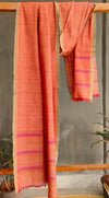 CROSS COLOUR DUPATTA : ANAR YELLOW : ALIZARIN RED