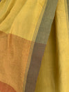 LIGHTWEIGHT SOLID COLOUR DUPATTA : ANAR YELLOW : OLIVE GREEN