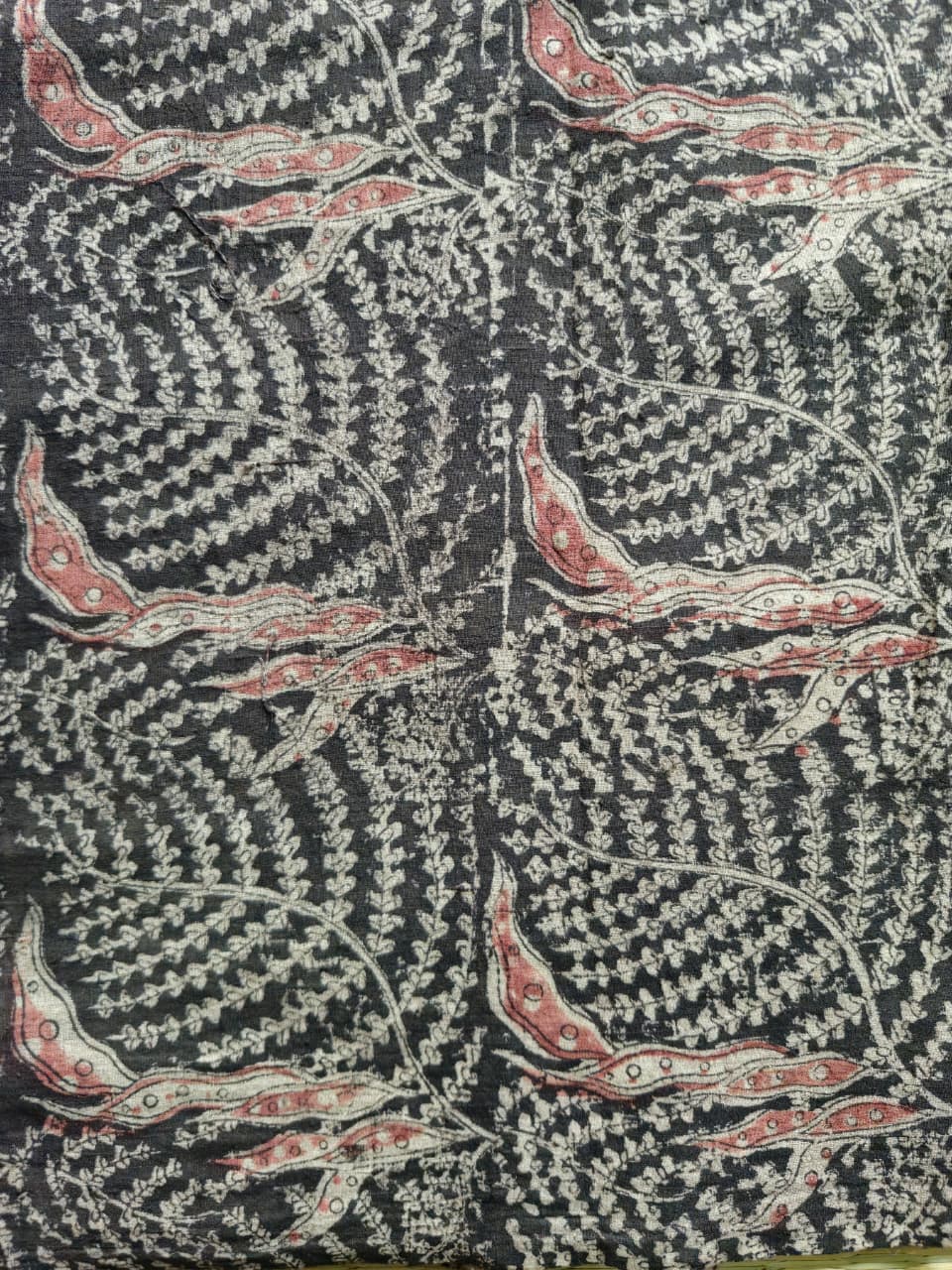 KALAMKARI : BEIGE : MANJISTA : BLACK