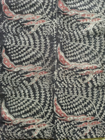 KALAMKARI : BEIGE : MANJISTA : BLACK