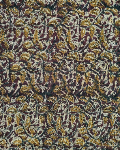 KALAMKARI : BEIGE : BROWN : ORANGE