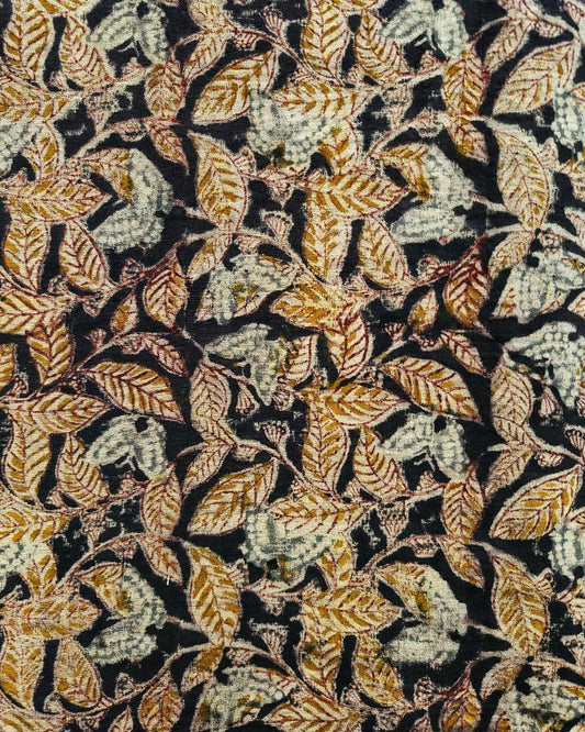 KALAMKARI : MADDER : ORANGE: BLACK; BEIGE