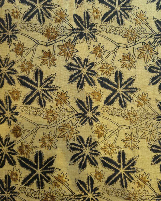 KALAMKARI : ANAR YELLOW:BLACK.