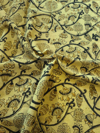 KALAMKARI :ANAR YELLOW: BLACK