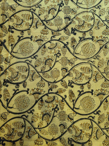 KALAMKARI :ANAR YELLOW: BLACK