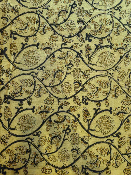 KALAMKARI :ANAR YELLOW: BLACK
