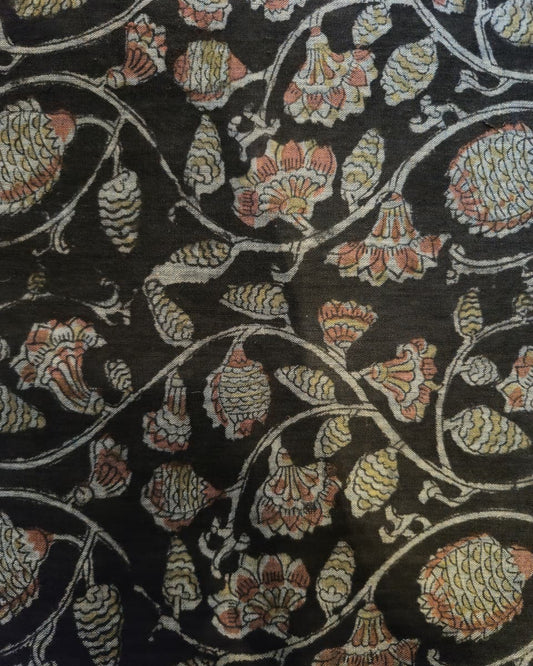 KALAMKARI :MANJISTA:BLACK:ANAR