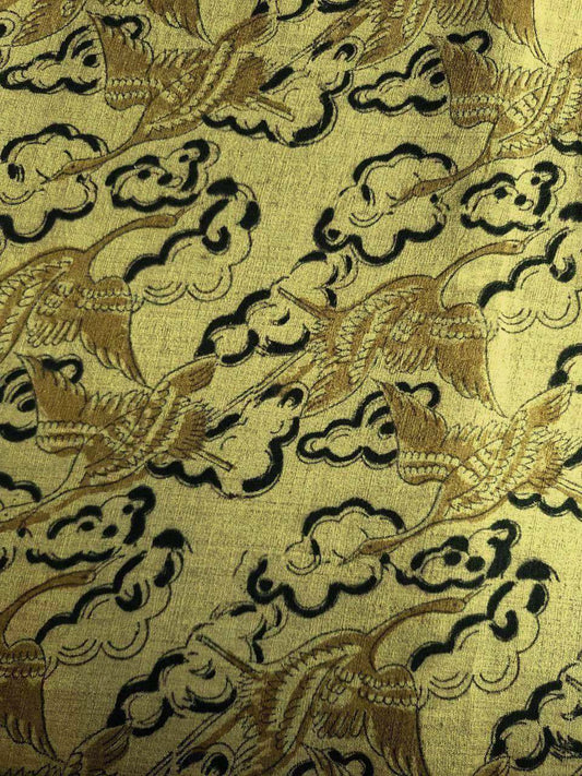 KALAMKARI :ANAR YELLOW:DARK BLACK