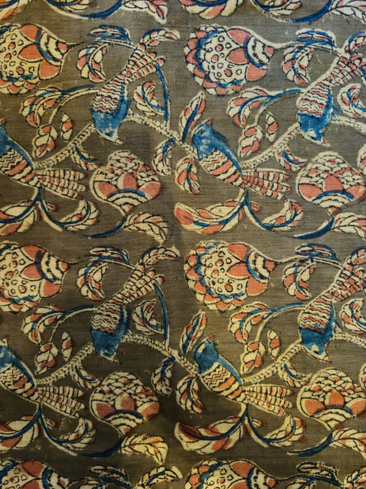 KALAMKARI : OLIVE :ANAR  : INDIGO:MANJISTA