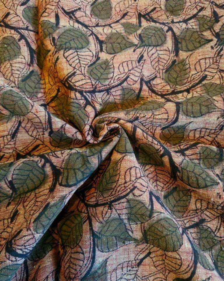 KALAMKARI :ALIZARIN RED:OLIVE GREEN :BLACK