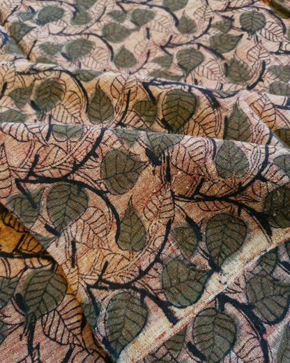 KALAMKARI :ALIZARIN RED:OLIVE GREEN :BLACK