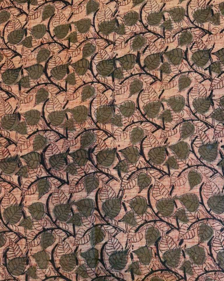 KALAMKARI :ALIZARIN RED:OLIVE GREEN :BLACK