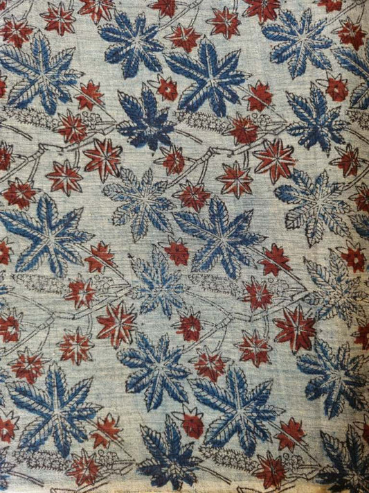 KALAMKARI :KATHA BROWN:INDIGO BLUE