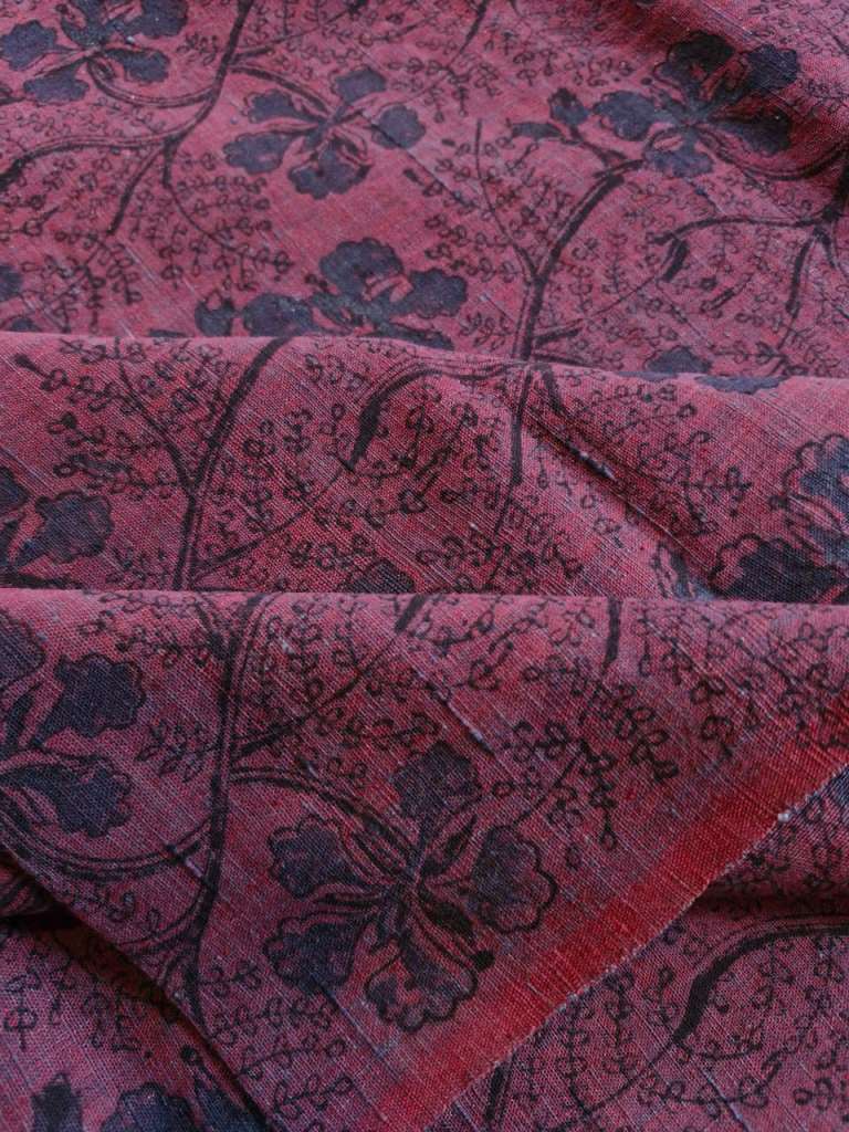 KALAMKARI :ALIZARIN RED:INDIGO :BLACK: