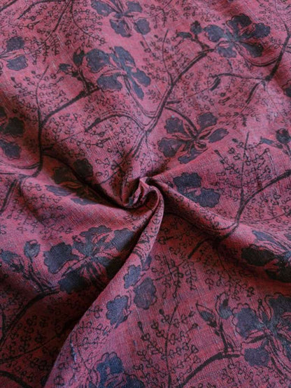 KALAMKARI :ALIZARIN RED:INDIGO :BLACK: