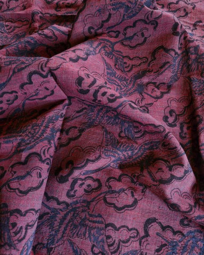KALAMKARI :BLACK: ALIZARIN RED:INDIGO