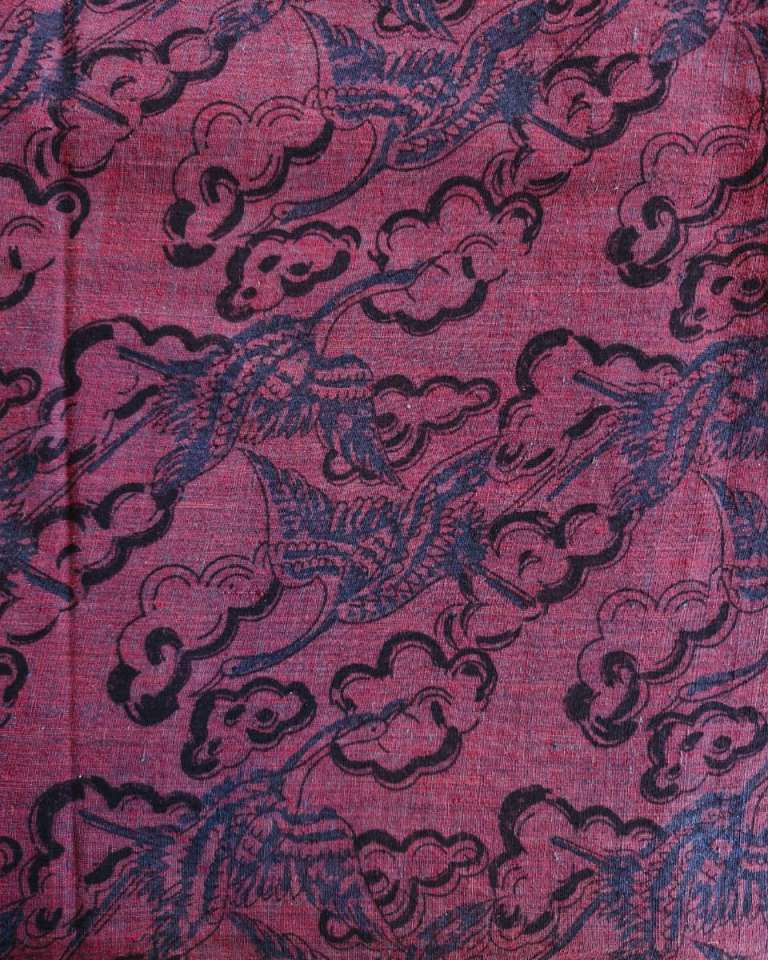 KALAMKARI :BLACK: ALIZARIN RED:INDIGO