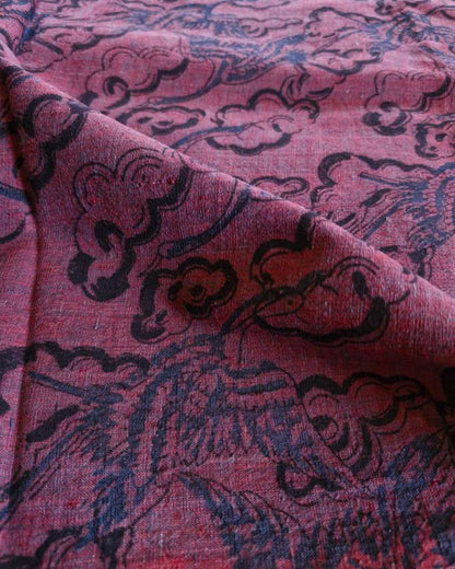 KALAMKARI :BLACK: ALIZARIN RED:INDIGO