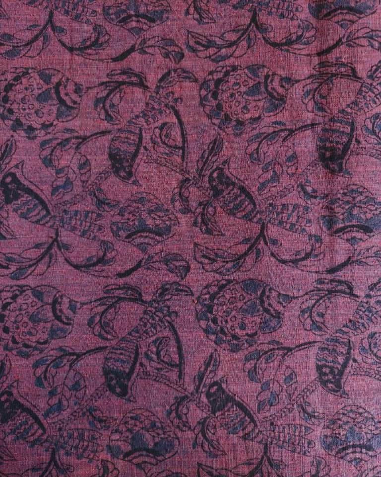 KALAMKARI :ALIZARIN RED:BLACK:INDIGO