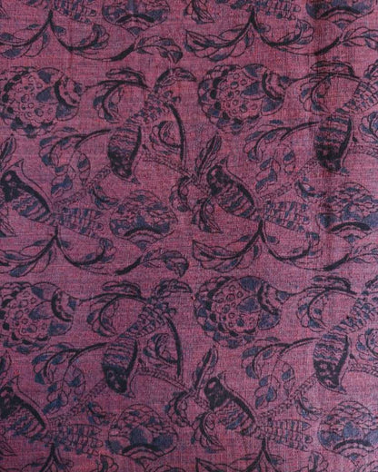 KALAMKARI :ALIZARIN RED:BLACK:INDIGO