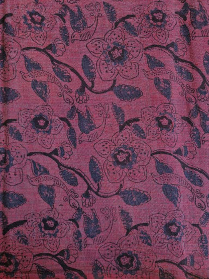 KALAMKARI :BLACK: ALIZARIN RED:INDIGO :