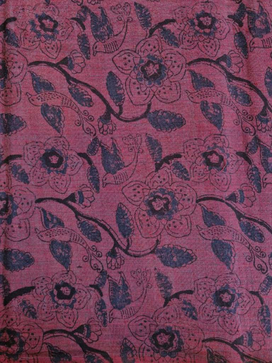 KALAMKARI :BLACK: ALIZARIN RED:INDIGO :