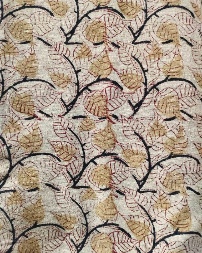 KALAMKARI :ANAR YELLOW :BLACK :ALIZARIN RED