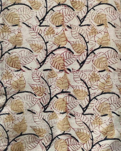 KALAMKARI :ANAR YELLOW :BLACK :ALIZARIN RED