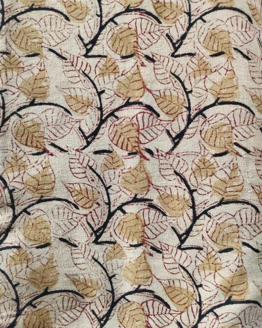 KALAMKARI :ANAR YELLOW :BLACK :ALIZARIN RED