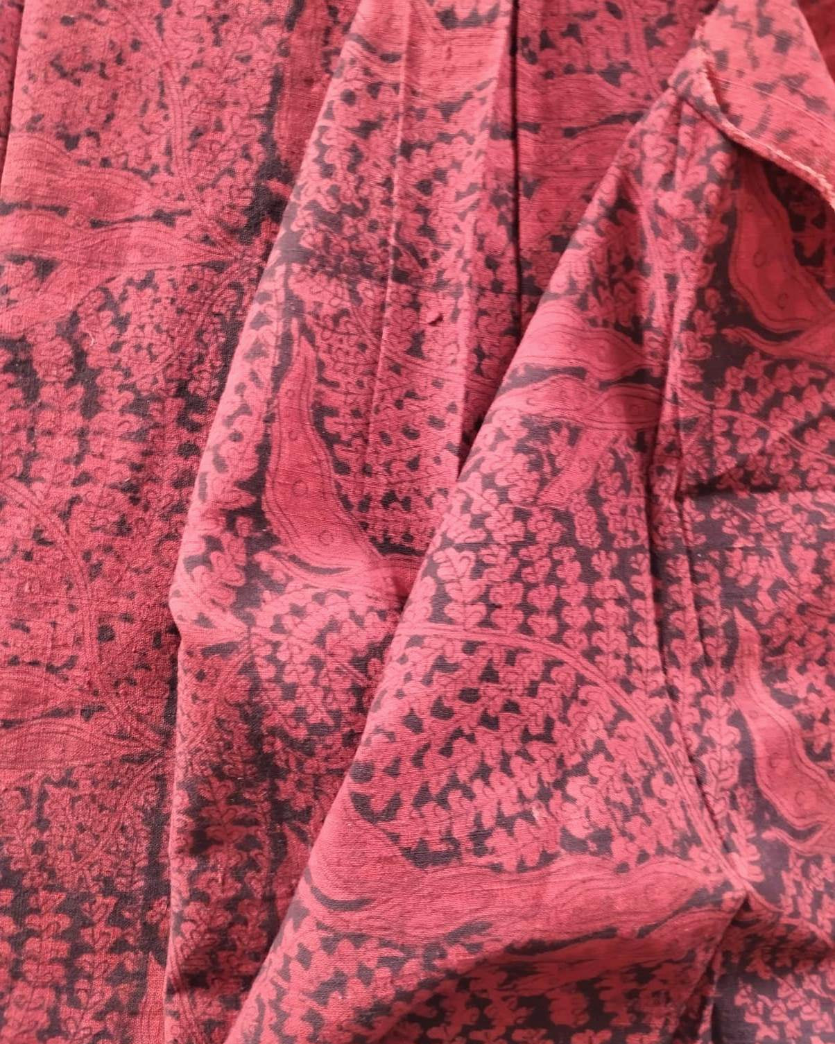 KALAMKARI :ALIZARIN RED:BLACK