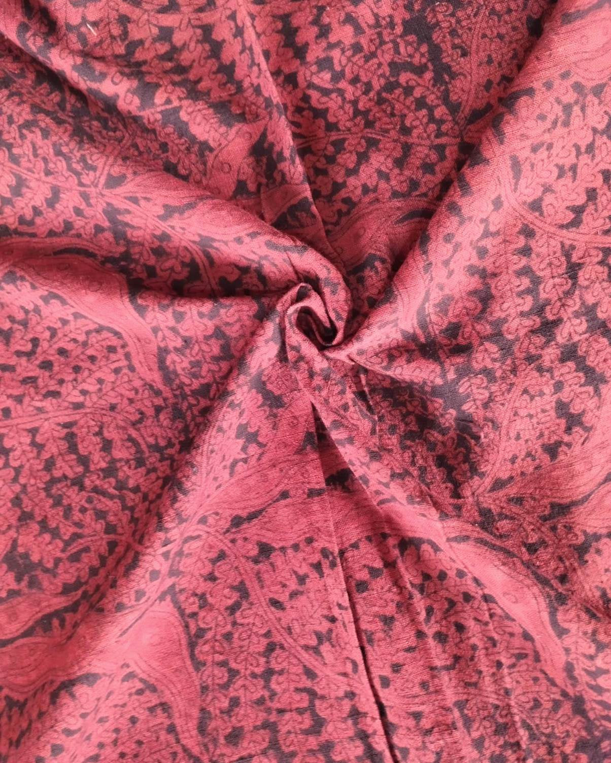 KALAMKARI :ALIZARIN RED:BLACK