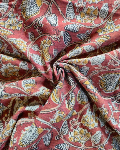 KALAMKARI :ANAR:OLIVE GREEN:ALIZARIN RED :BLACK