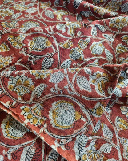 KALAMKARI :ANAR:OLIVE GREEN:ALIZARIN RED :BLACK