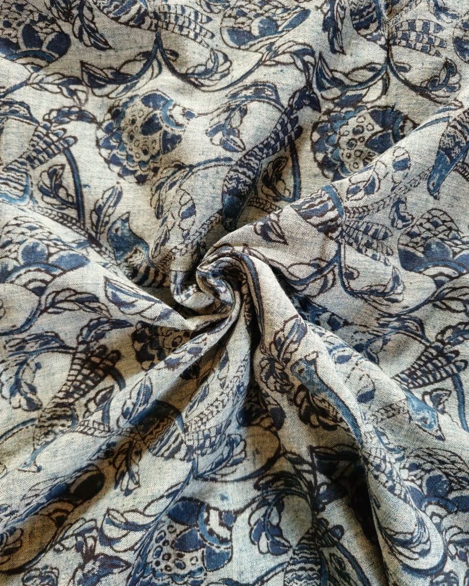 KALAMKARI :KORA:INDIGO