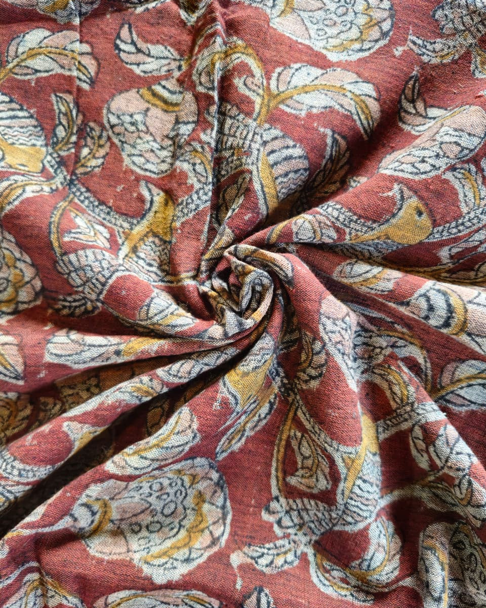 KALAMKARI :ANAR:ALIZARIN RED :MANJISTA :BLACK