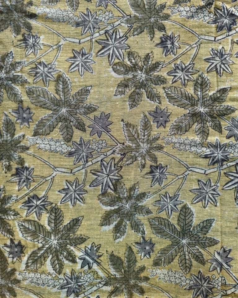 KALAMKARI :ANAR :BLACK:MEHNDI GREEN