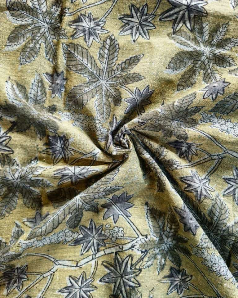 KALAMKARI :ANAR :BLACK:MEHNDI GREEN