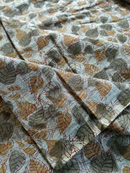 KALAMKARI :ANAR:OLIVE GREEN:ALIZARIN RED
