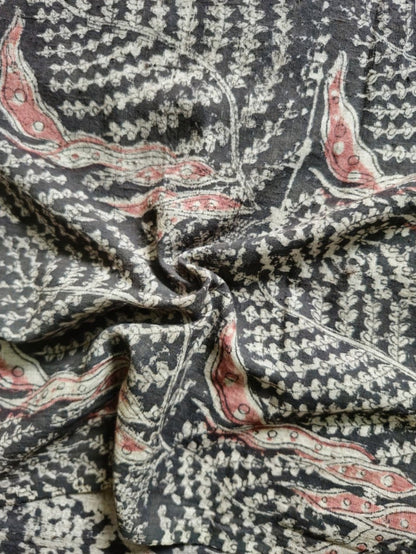 KALAMKARI : BEIGE : MANJISTA : BLACK