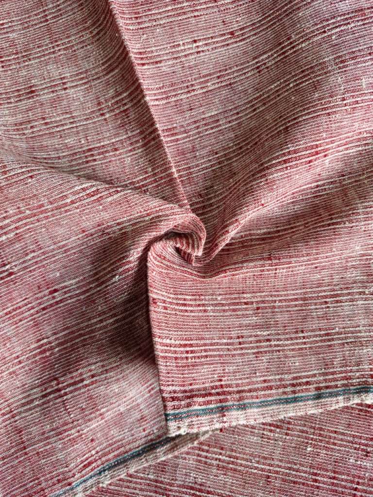 ORGANIC 4 PEDAL  FABRIC : MADDER RED ; KORA : STRPES :