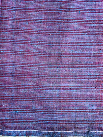 ORGANIC 4 PEDAL  FABRIC : MADDER :INDIGO : STRIPES