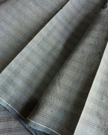 ORGANIC 4 PEDAL  FABRIC : INDIGO : OLIVE GREEN: STRIPES