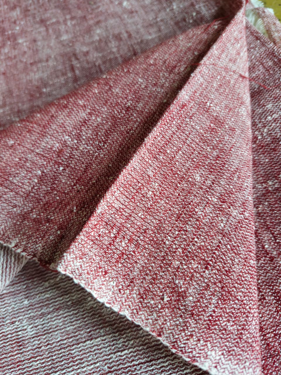 ORGANIC 4 PEDAL  FABRIC : MADDER RED : KORA