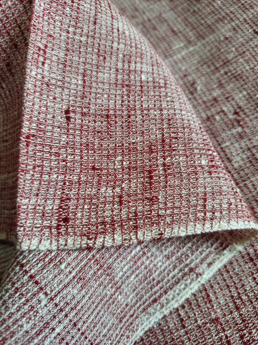 ORGANIC 4 PEDAL  FABRIC : KORA ;MADDER RED