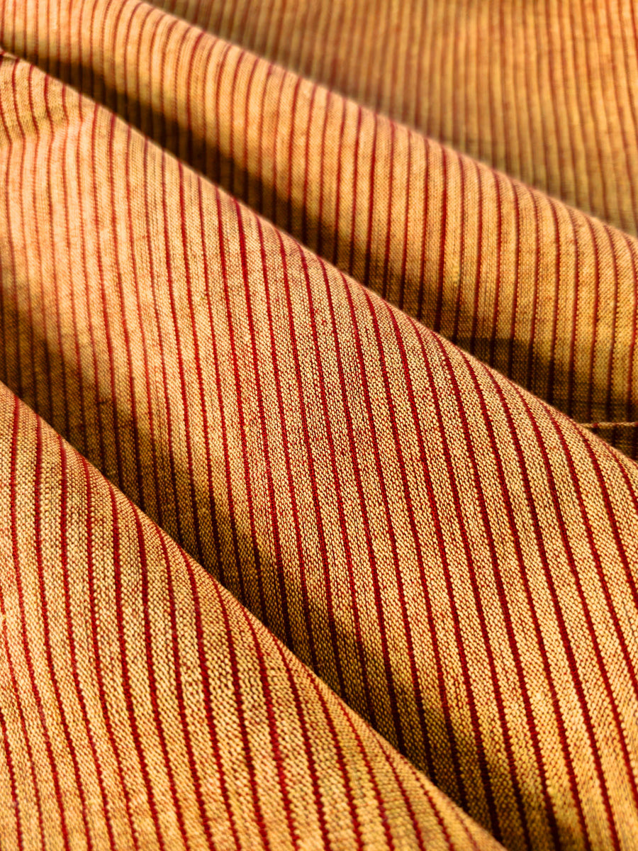 GEOMETRIC FABRIC : ALIZARIN RED : ANAR YELLOW..