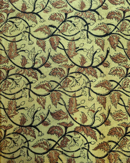 KALAMKARI :ANAR YELLOW: BLACK :MANJISTA