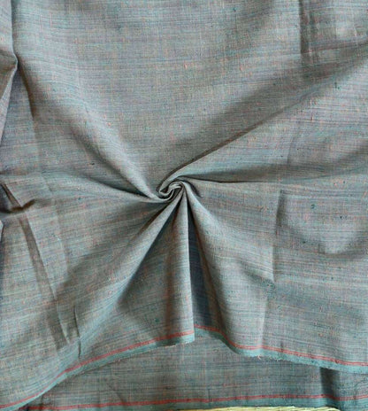 ORGANIC CROSS COLOUR FABRIC : GREEN INDIGO : MANJISTA