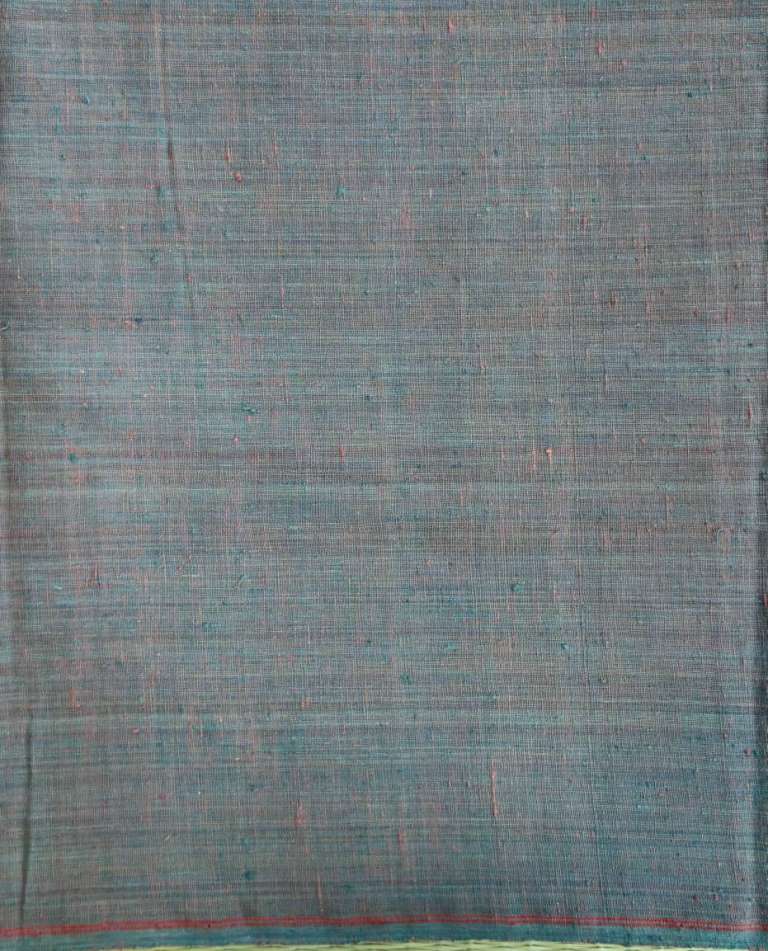 ORGANIC CROSS COLOUR FABRIC : GREEN INDIGO : MANJISTA