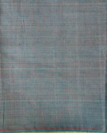 ORGANIC CROSS COLOUR FABRIC : GREEN INDIGO : MANJISTA